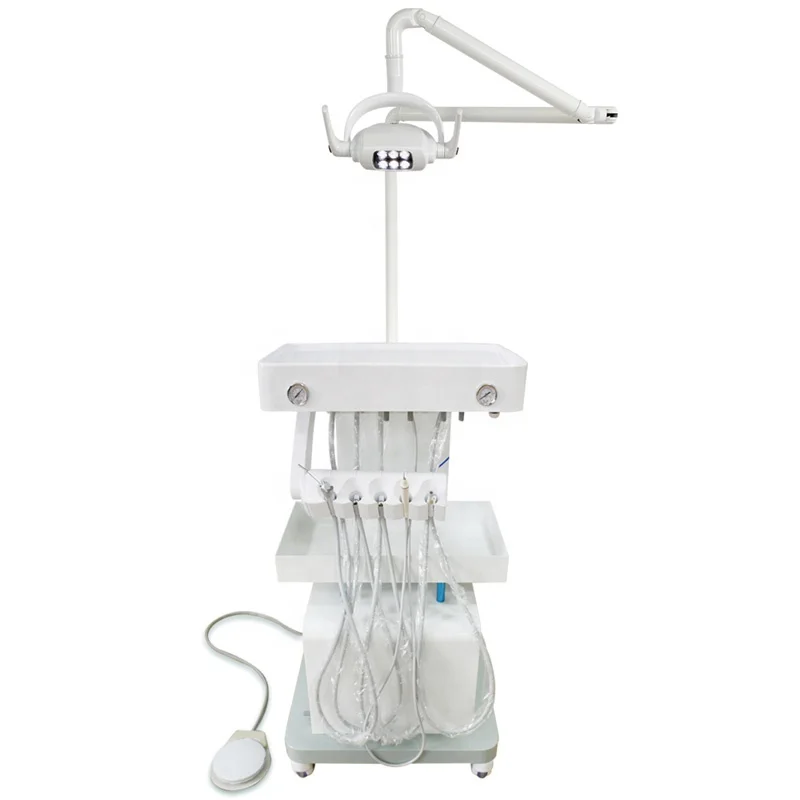 

Den-tal Equipment Vet Movable Treatment Desk Veterinary Den-tal Unit Den-tal Oral Operation Lamp