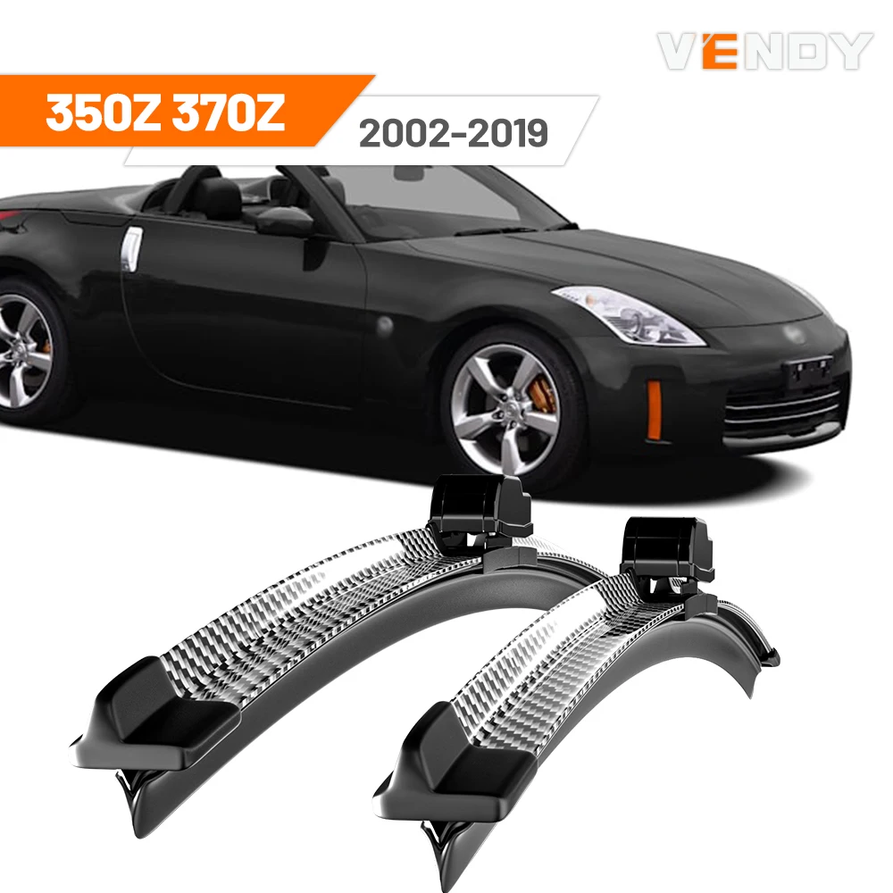 Para Nissan 350Z Z33 370Z Z34 2002-2019 2003 2005 2007 2009 2010 2011 2015 2 uds limpiaparabrisas delantero limpiaparabrisas