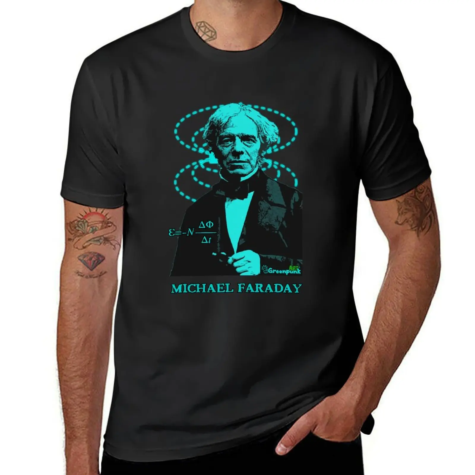 michael faraday T-Shirt blacks cute clothes sports fans mens graphic t-shirts hip hop