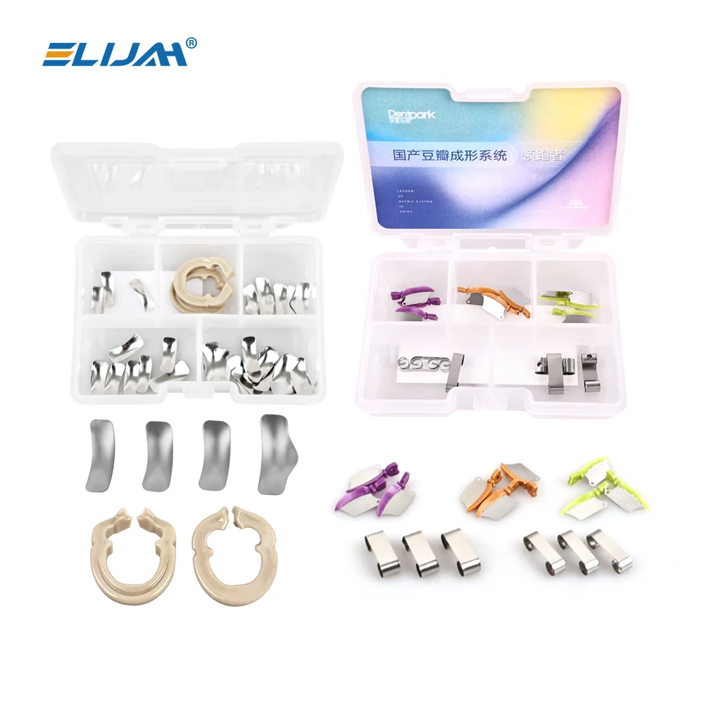 G2/F1 Dental Sectional Matrix System Kit M3 Dental Matrix Wedge Guards Kit Resin Clamping Ring Autoclavable Dentist Instruments