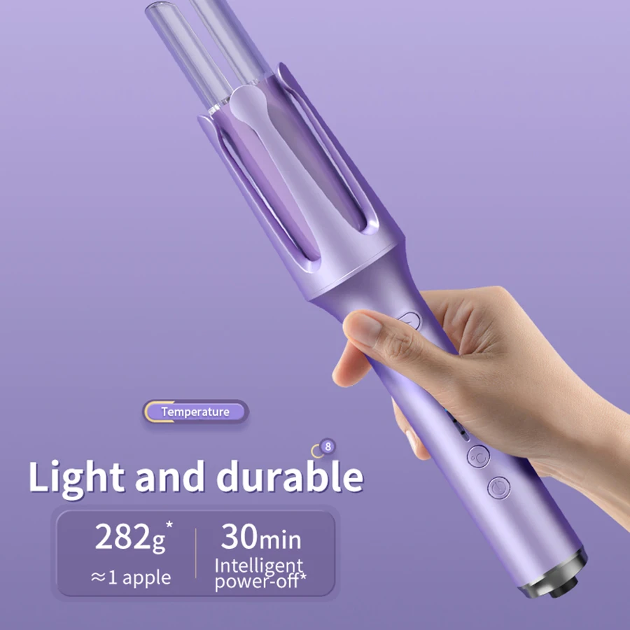 Fully automatic curling iron for lazy curly hair, negative ion perm, large curls and waves for women without damaging hair 32MM