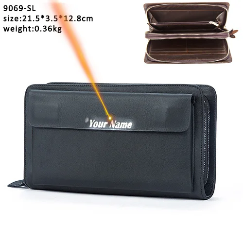 

Genuine Leather Wallet Male Men's Wallets Credit Card Holder Clutch Male Bags Coin Purse Men Casual Portmonee My Orders