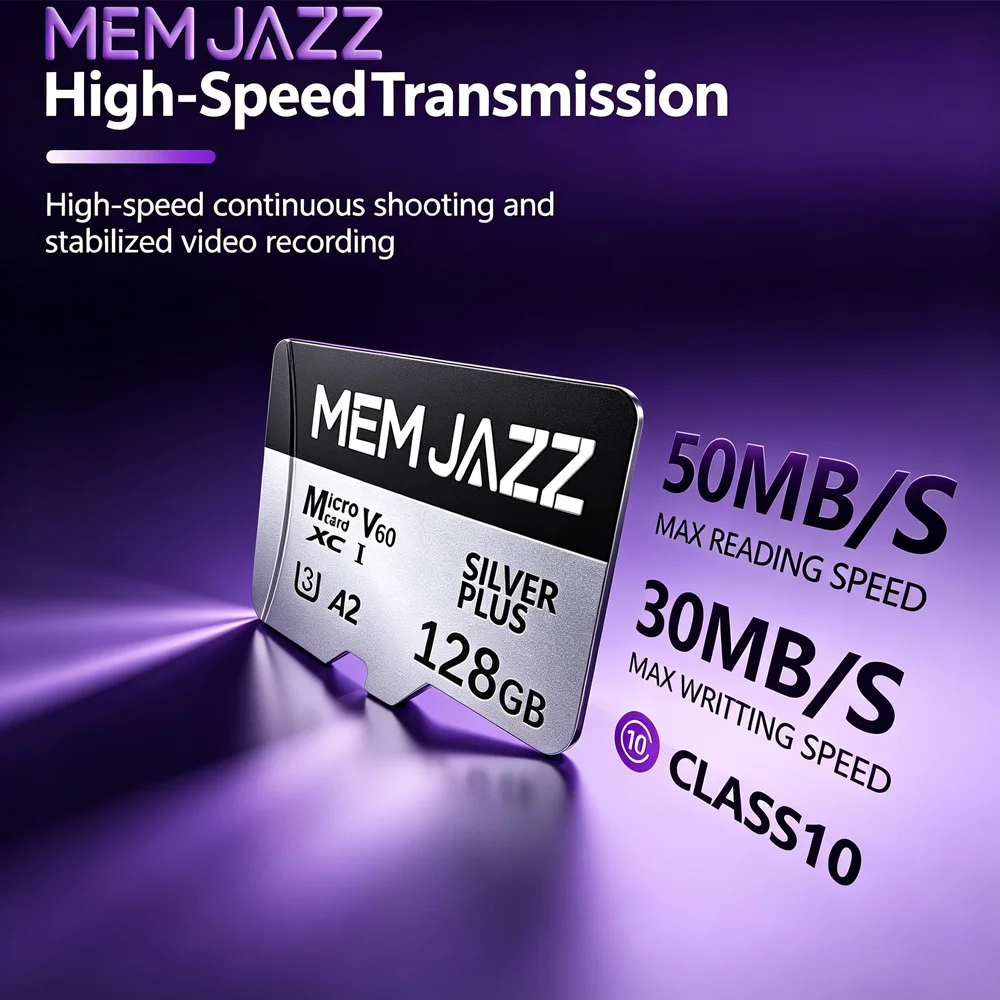 Memory Card 64GB 128GB 256GB SD Card Micro TF SD U3 V30 A2 High Speed Best Seller For Samsung Galaxy Xiaomi Huawei Phone
