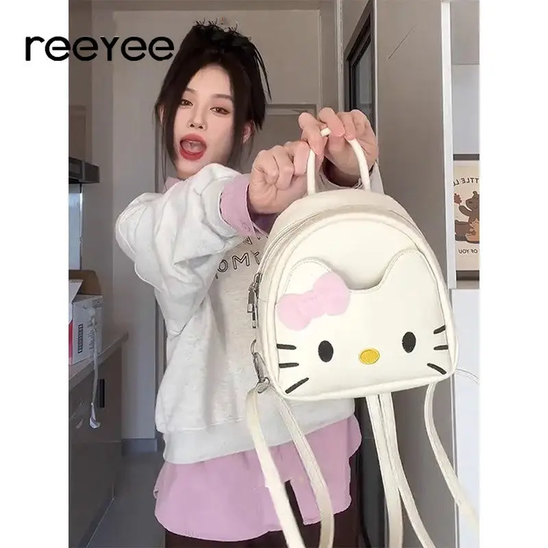 

Sanrio Hot Cartoon Shoulder Bag Kitty Shoulder Bag Large Capacity Fashion Sweet Style Student Girl Shop Tote Bag Shoulder Bag
