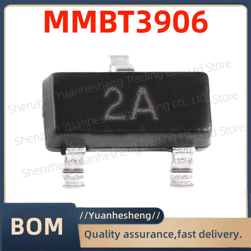 

3000PCS/Lot Original and brand new MMBT3906LT1G MMBT3906 2N3906 3906 TRANS PNP 2A SOT23 IC Best quality
