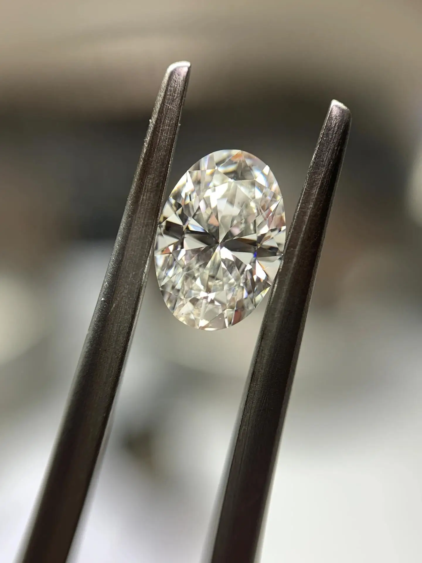 Anster Jewelry Lab Grown Diamond 2ct Oval Shape E VVS2 IGI Certified Loose Diamond DIY Jewelry Wholesale Factory Price