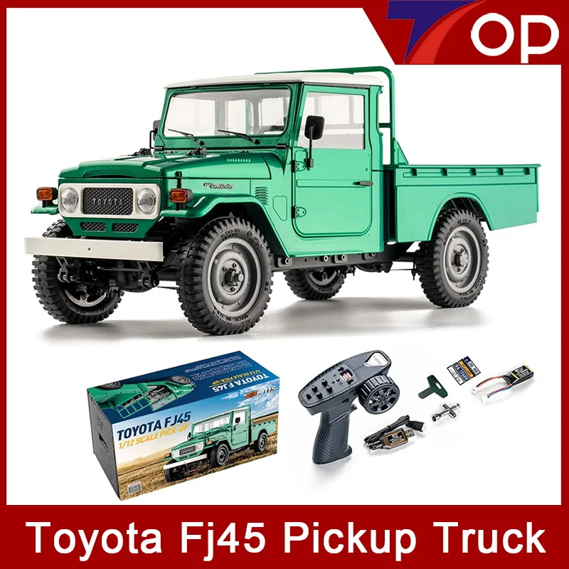 

Fms Rochobby 1:12 Toyota FJ45 Pickup Truck Ready To Run Model With Two Speed Transmission RTR RC Car