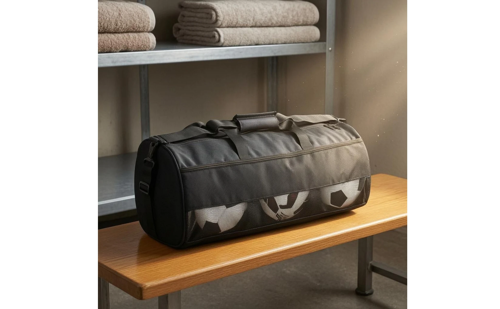 Soccer Ball Bag Metal Hardware Athletic Storage Carry Sack