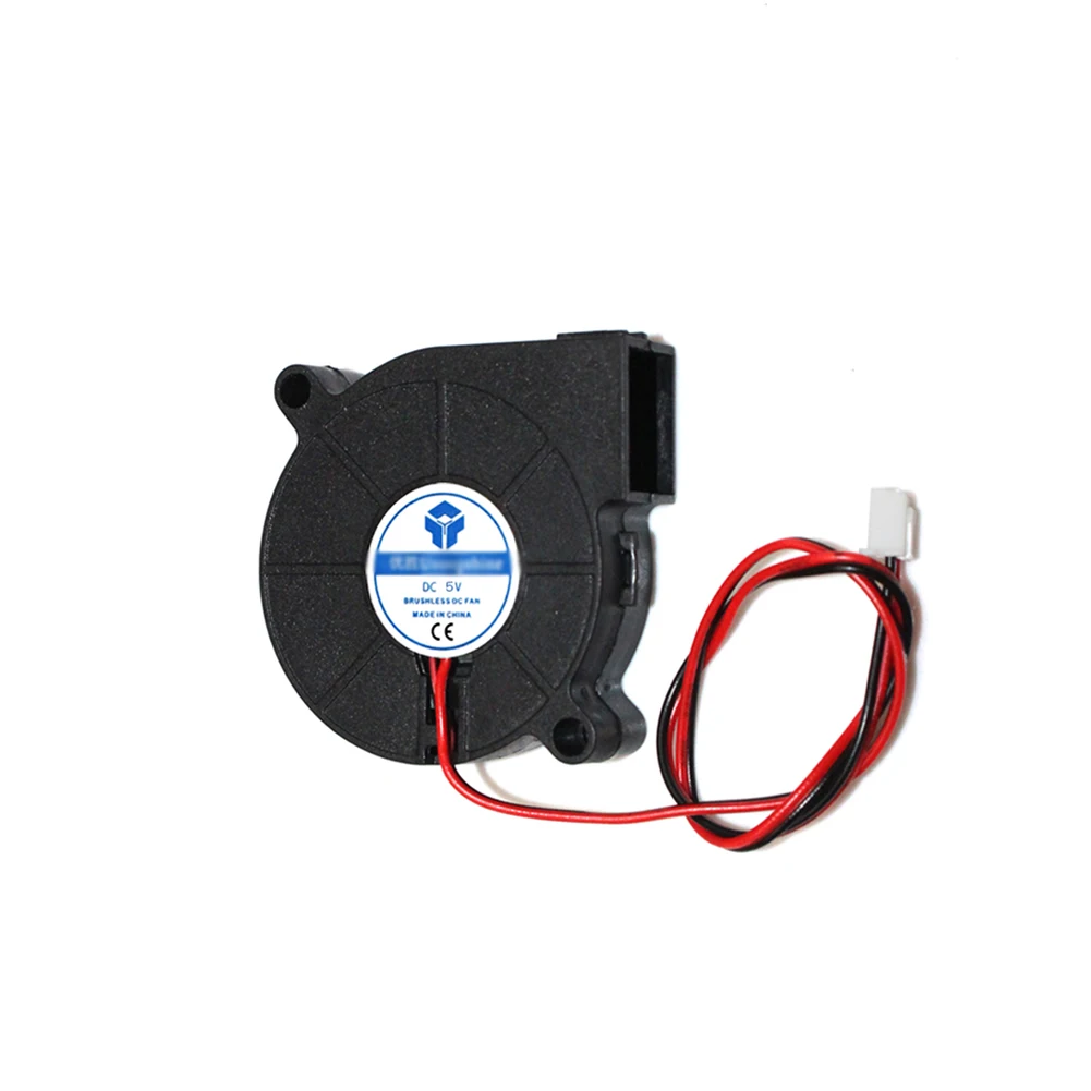 5015 Radial Blower Fan DC 5V 12V 24V for For printer Parts Cooling System 50x15mm Sleeve Bearing 25dB Low Noise Performance