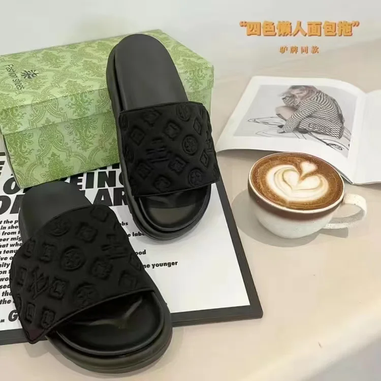 Flat Luxury  Designer Shoes Summer Brand Desinger Fashion Women Sandal Casual Slides Slipper Outdoor Female Flip Flops