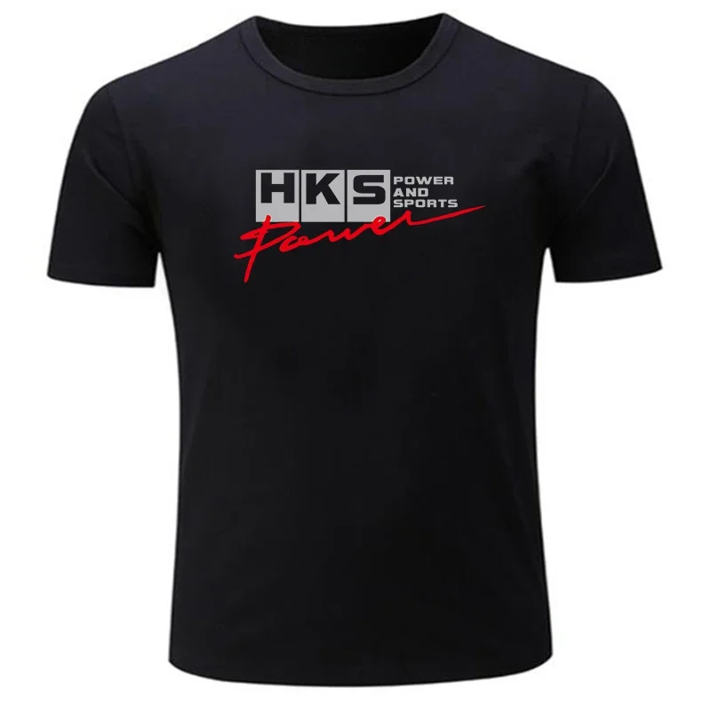 New fashion heavyweight vintage Limited HKS Power and Sportser Performance Turbo Logo summer man T-Shirt male tops men  tshirts