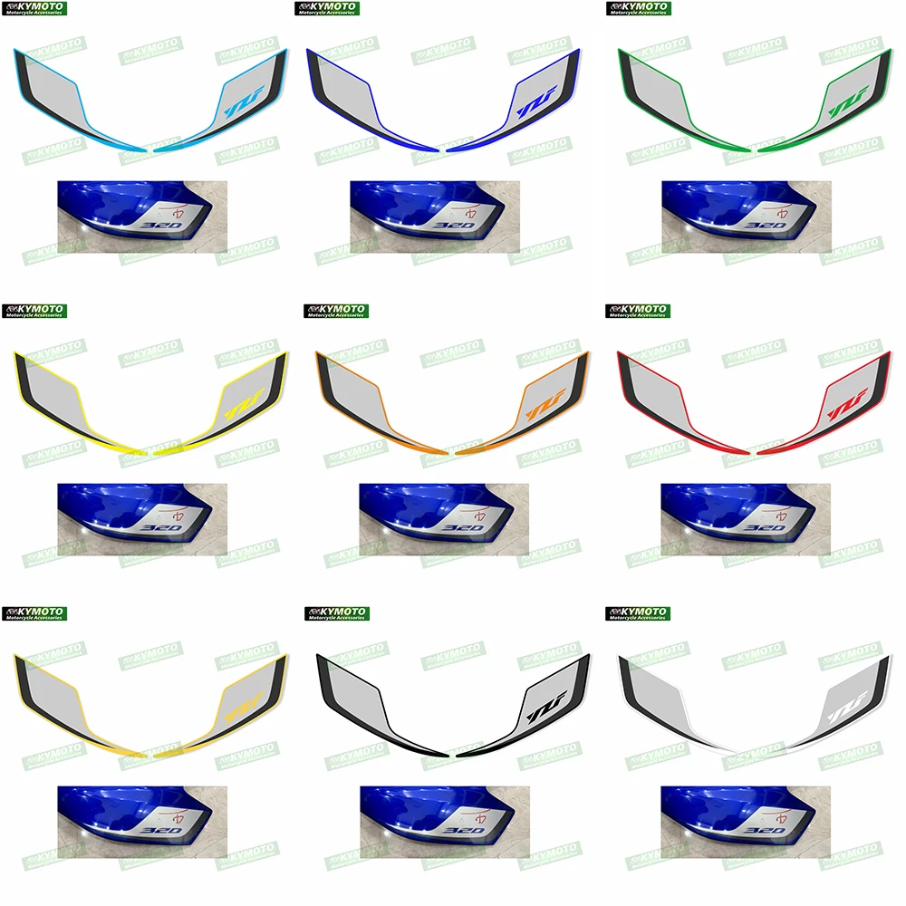 

Suitable for Yamaha YZF R3 2015 2016 2017 2018 motorcycle front decal fairing hood reflective waterproof sticker