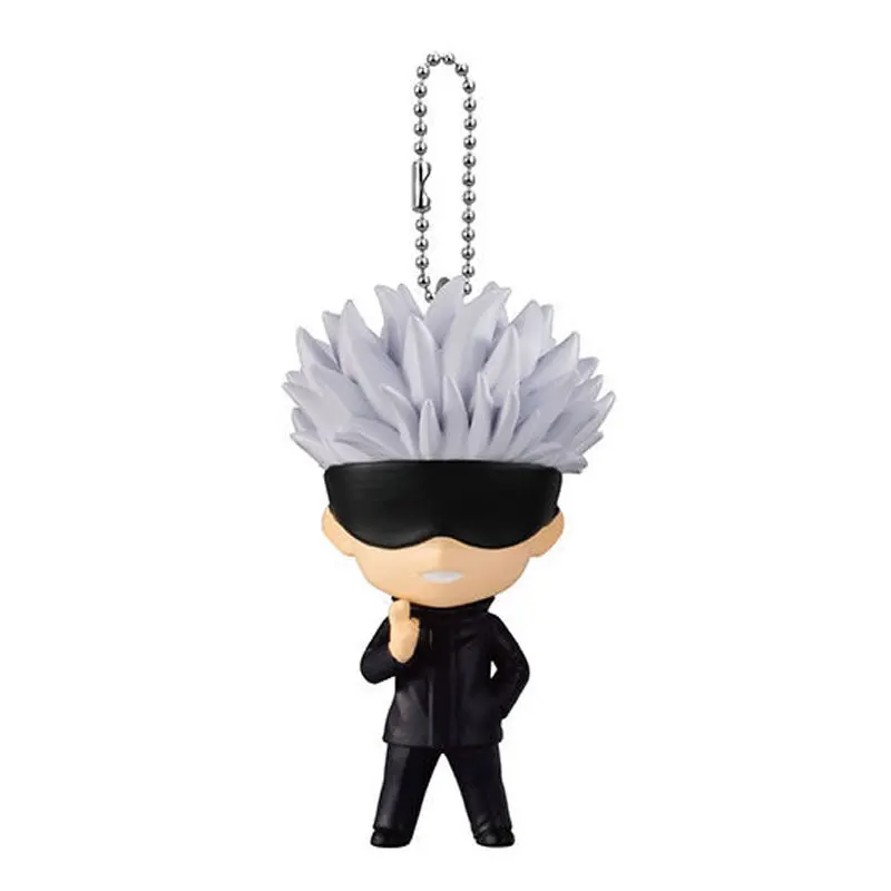 BANDAI Jujutsu Kaisen Crossdressing capsule toys Satoru Gojo Key chain figure anime Brand new genuine In shelf