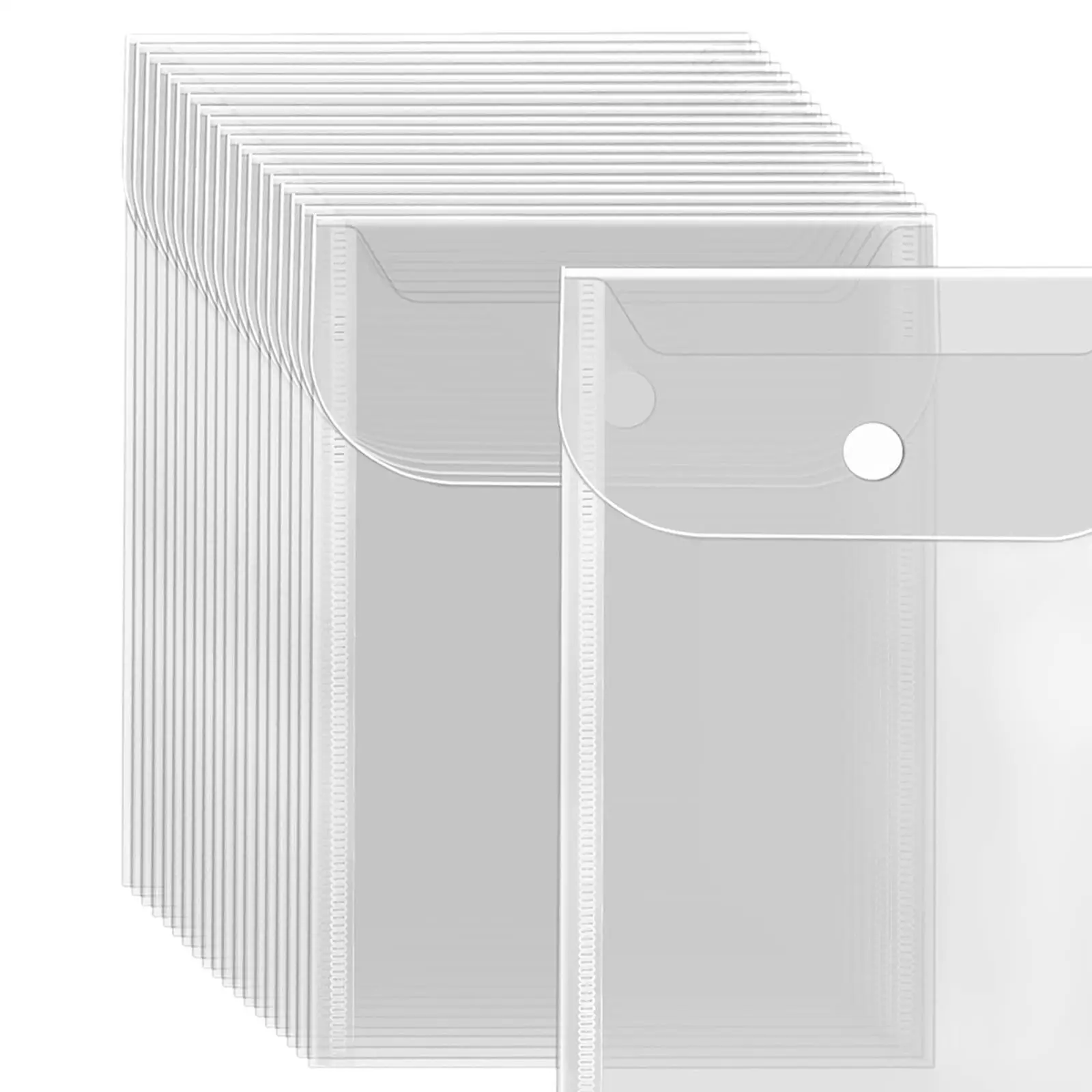 20x Clear Stamp and Die Storage Pockets File Folder for Information Paper Crafting Dies Embossing Newspapers Scrapbooking