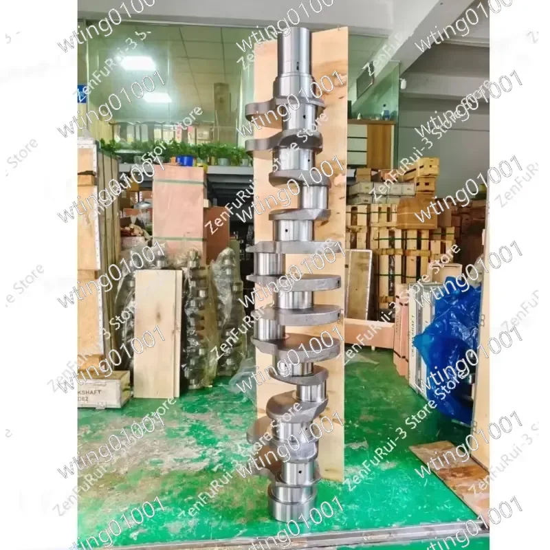 In Stock Forged Steel Crankshaft 6D170 6D170-3 6D170-5 DI ECI for KOMATSU Engine Spare Parts Auto Replacement Component