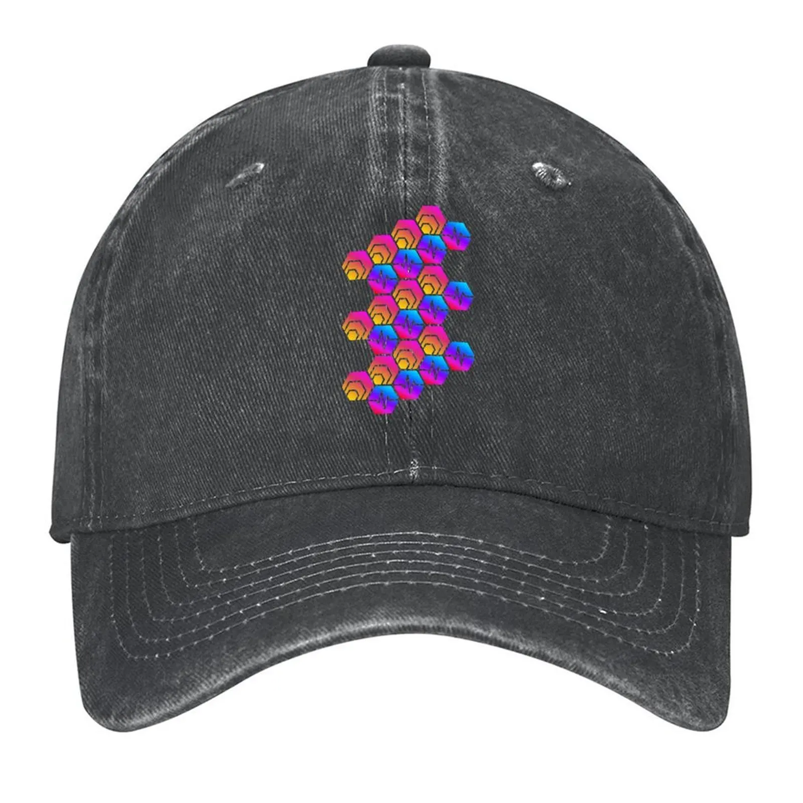 

Hex And PulseChain Crypto Logo Design PLS Pulse Baseball Cap Hood designer cap fishing caps man For Girls Men's