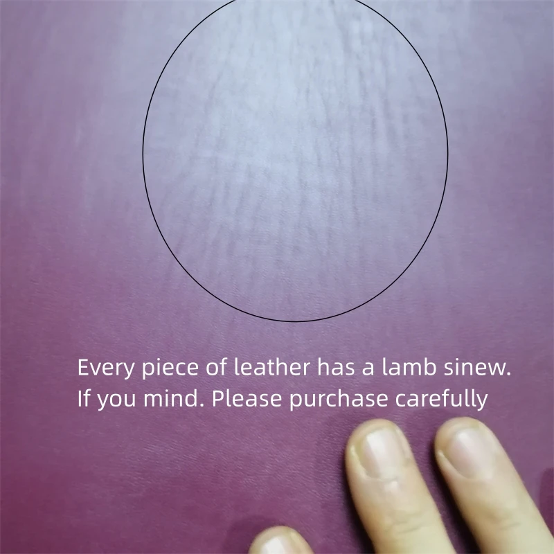 1mm Purple Red Sheepskin. First Layer Leather. Real Leather Fabric. Handmade DIY For Bag. Shoes. Whole Sheepskin