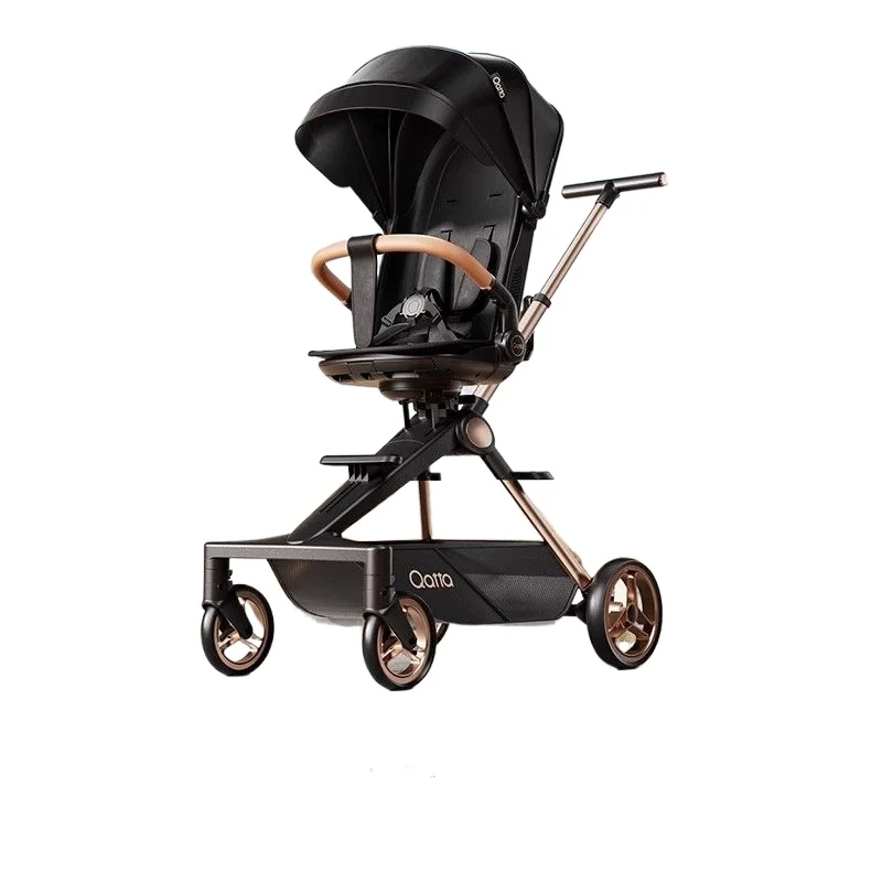 

High landscape lightweight folding stroller two-way seat reclining baby cart
