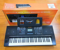 61 Keys Digital Piano Keyboard Musical Instruments With MAC Jack LCD Display Portable Electronic Organ for Church