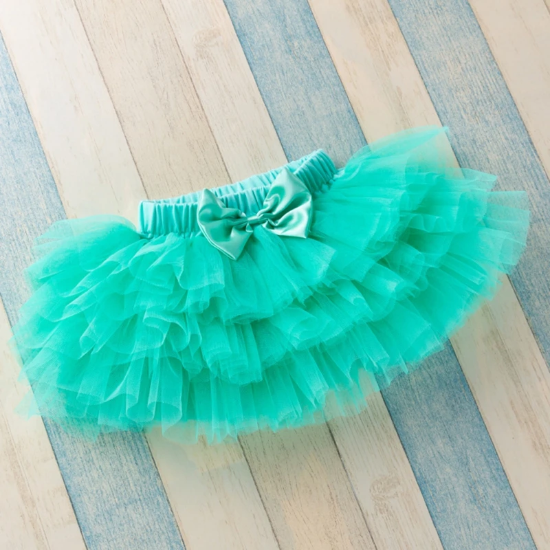 0-3T Summer Baby Girls Fluffy Tutu Skirt Festive Skirt For Girls Newborn Costume Infant Birthday Tulle Tutus Short Dresses