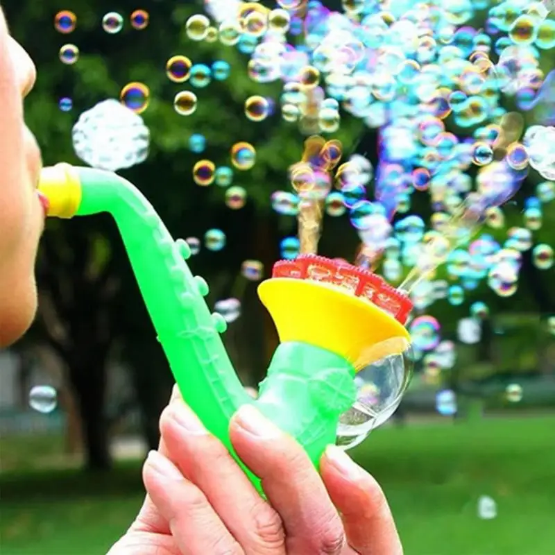 

Bubble Wands For Kids Bubble Blower For Outdoor Blowing Fun Saxophone Trumpet Shape Kids Funny Educational Toys For toddlers