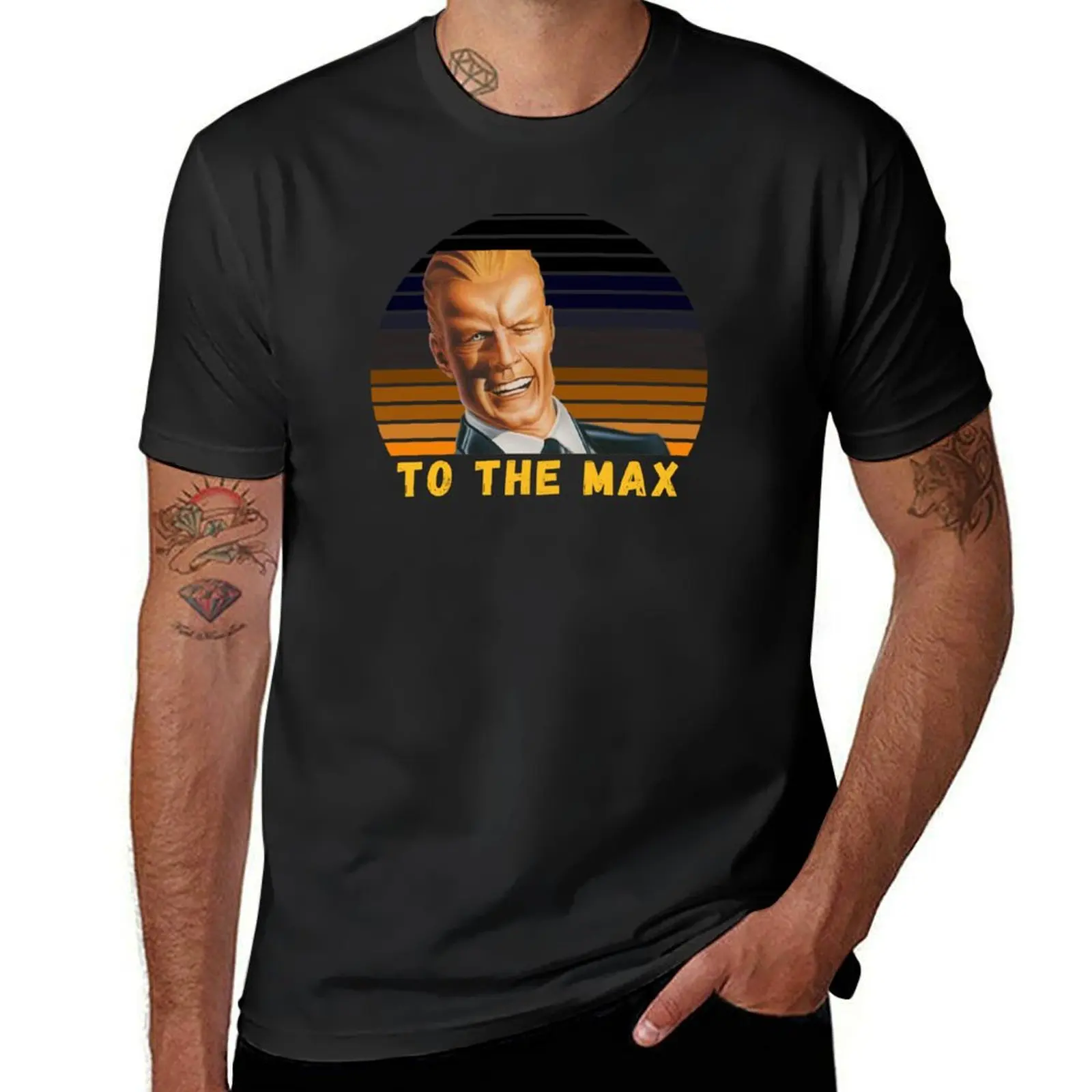 To The Max Brown T-Shirt for a boy shirts graphic tees blanks Men's cotton t-shirt