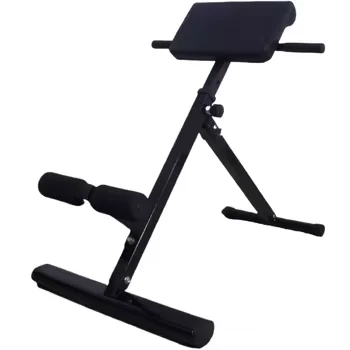 

Adjustable Body Building Sports Equipment Sit up Workout Back Hyperextension Bench Roman Chair