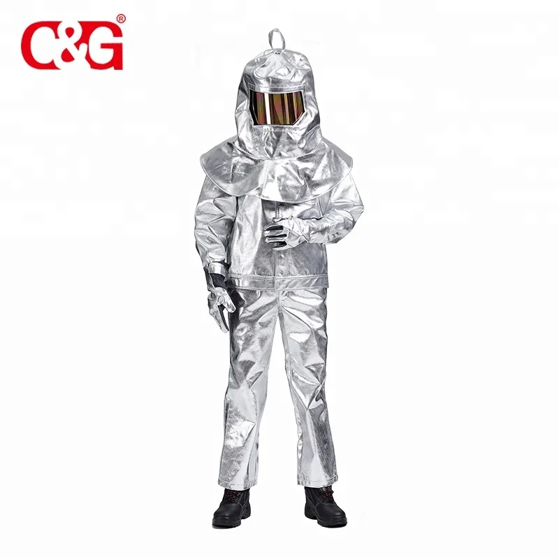 

Fire Proximity Aluminized Material Fireman Suit