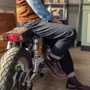 Pantalones fried denim hotsell