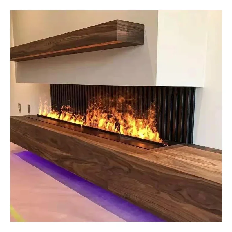 

1000Mm Electric Water Fire Steam Pure Water Safety Freestanding Fog Smart Indoor Fireplace