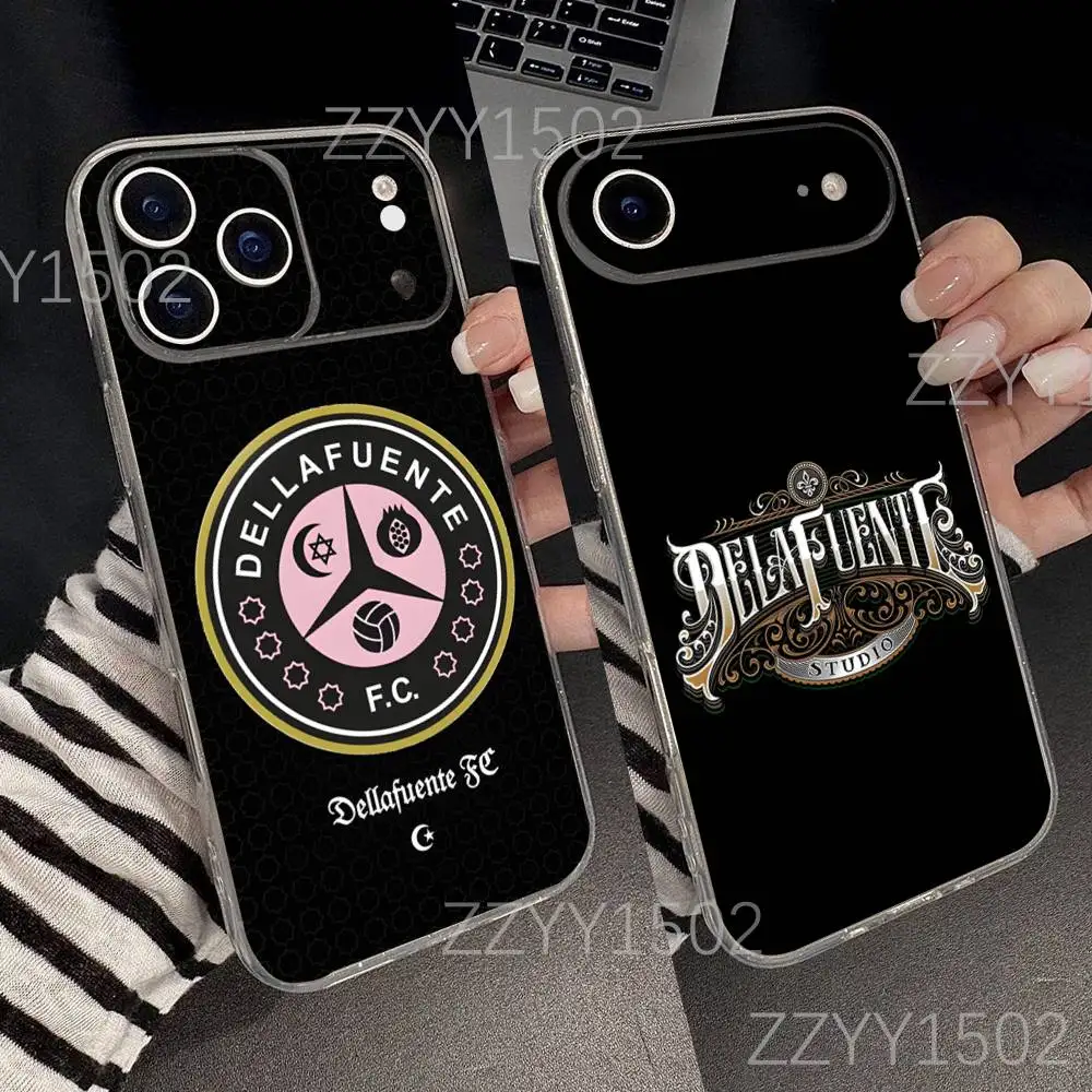 

D-Dellafuente FC Phone Case For iPhone 17,16,15,14,13,12,11 Pro,Max,Plus,X,XS,XR,SE4,E Mini Transparent Soft