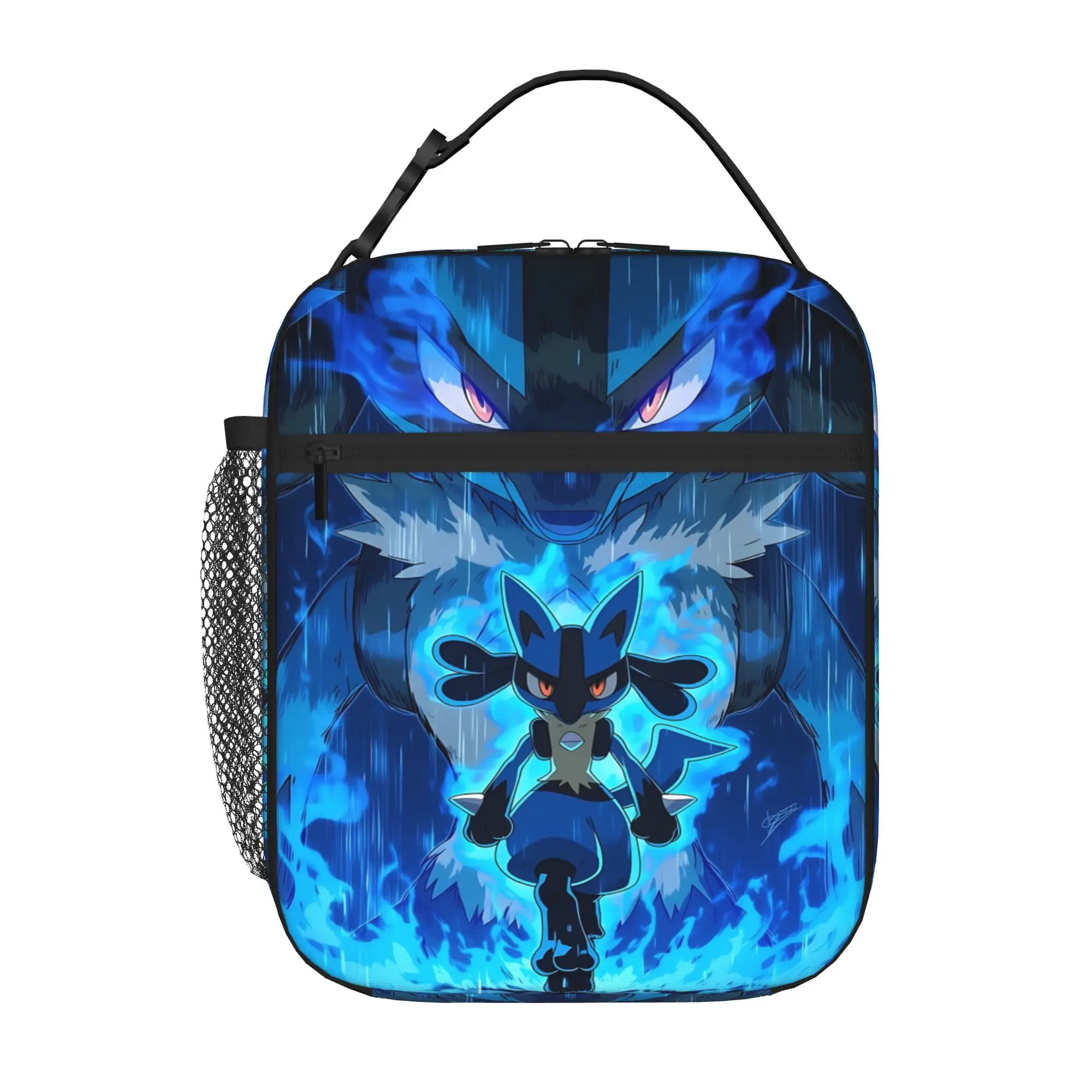 Pokemon Insulated Lunch Bag Insulation Bento Pack Rice Bag  bolsa Student Bento Lunch Handbag Insulation