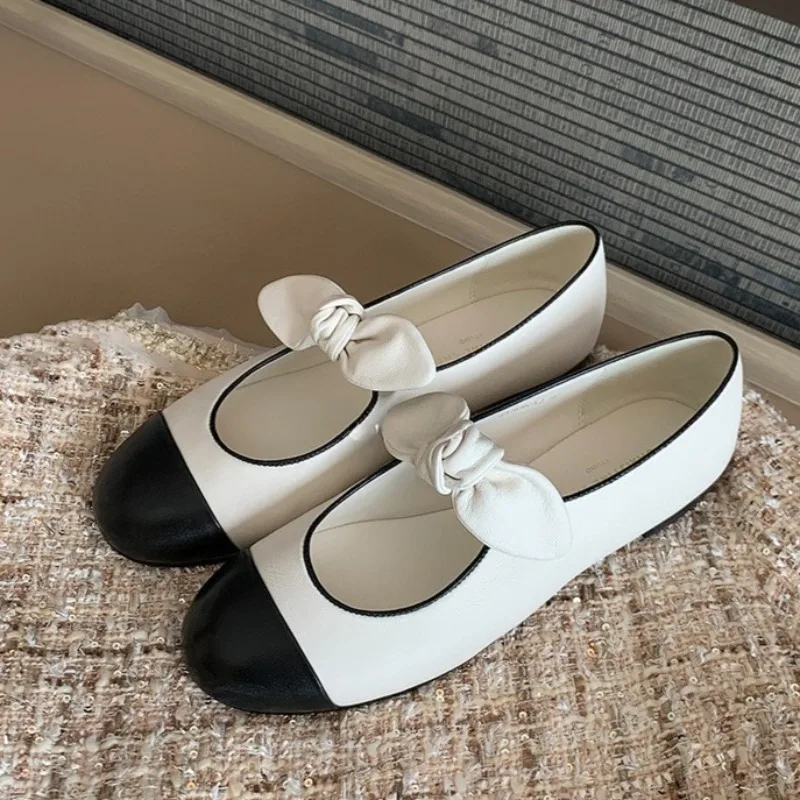 

Women Mary Jane Shoes Exquisite Round Head Shallow Casual Shoes for Woman Fashion Ballet Flats Shoe Designer Shoes Zapatos Mujer