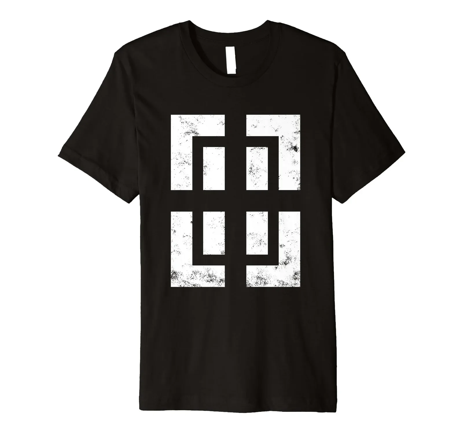 

Geometric Rectangles Shapes Lines Geometry Art Distressed Premium T-Shirt