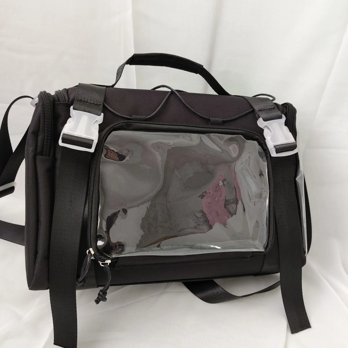 

2025 New Large Capaci Commuter ex oulder Bag Transparent Crossbody Bag for Students And Young People Casual Sle
