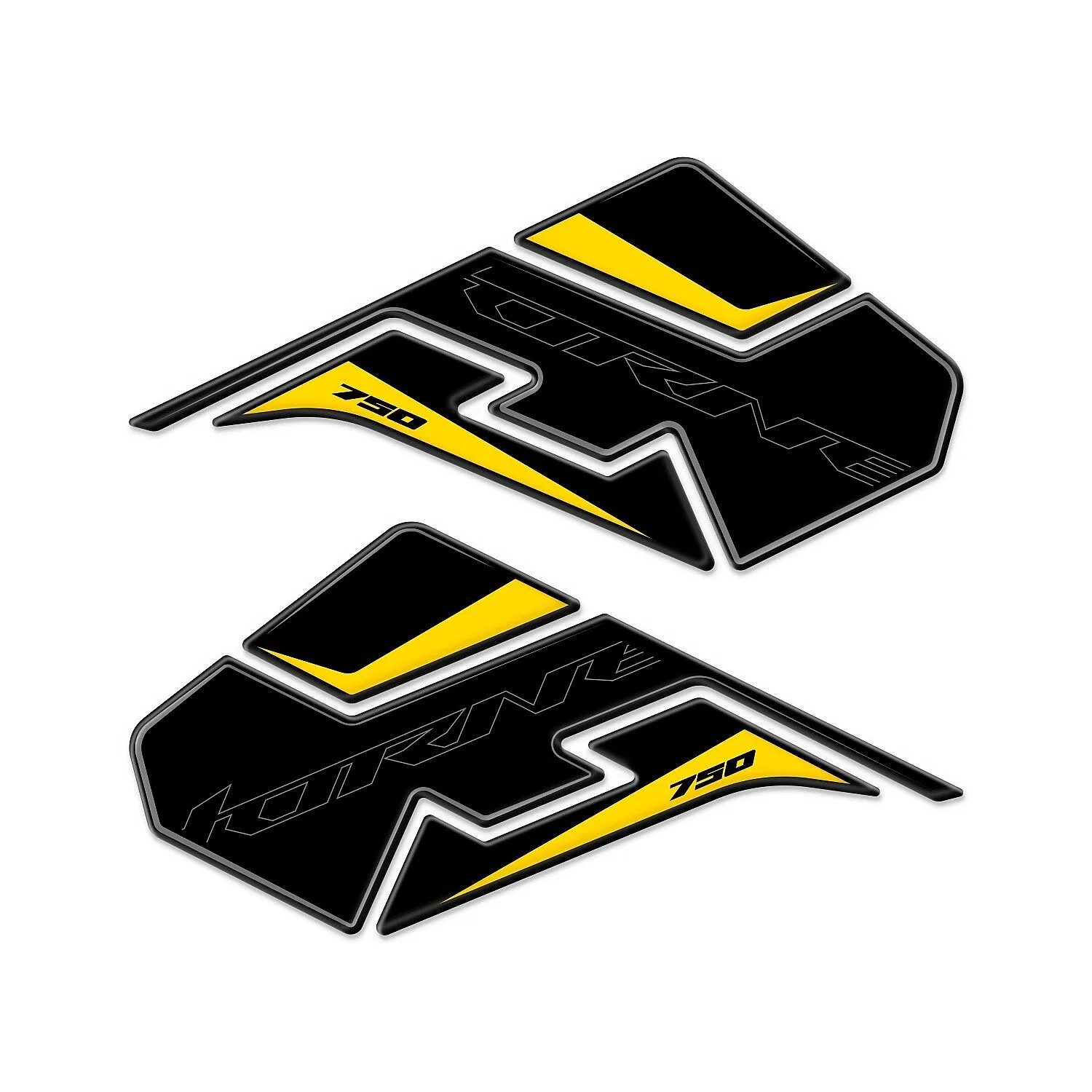 Motorcycle Anti Slip Side Traction Pads Tank Pad Decals Stickers For   CB750 Hornet 2023
