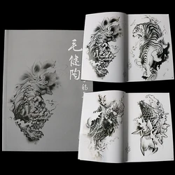 Tattoo Book with Clear Line Design Patterns Permanent Makeup Accessories and Popular Not Temporary Tattoo Designs
