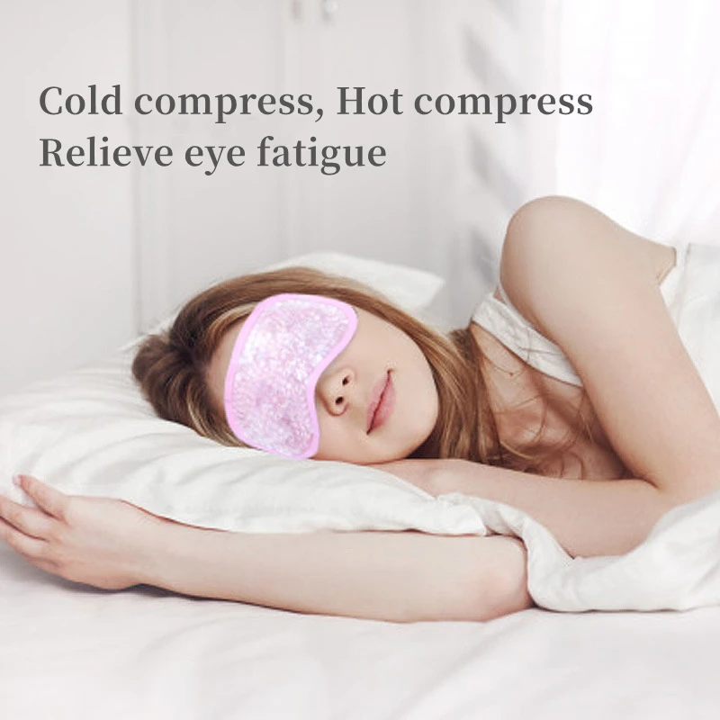 Gel Eye Mask Ice Compress Double Use Heat Cold Masks Relax Relieve Fatigue Anti Insomnia Sleeping Health Care Gel Sleep Mask