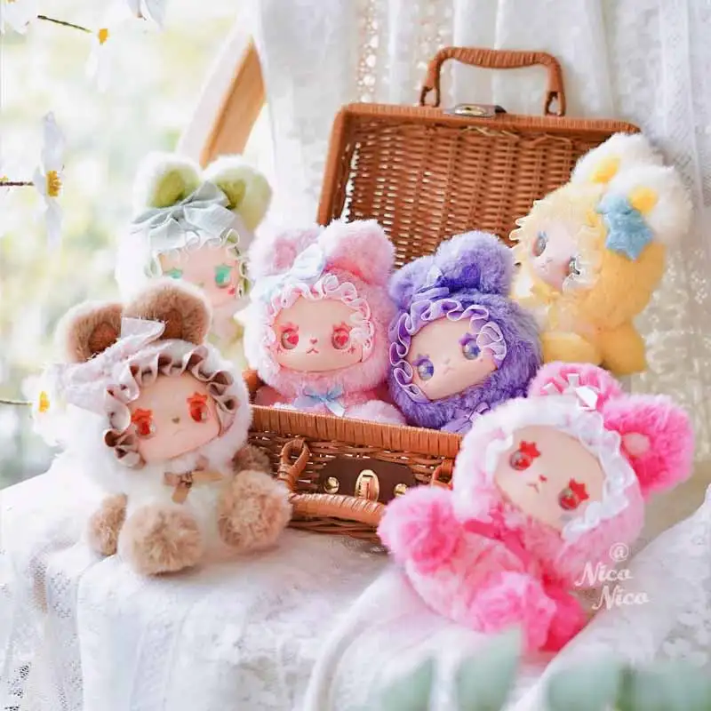 جميل إيما الأرنب التحالف سلسلة أفخم صندوق أعمى أريكة المنزل عناق وسادة دمية رائعة حلية لعبة صندوق غامض مفاجأة متعة هدية #2