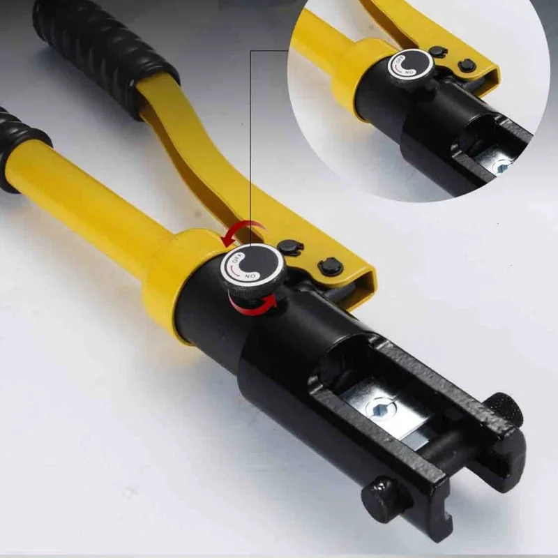 1Pcs Hydraulic Crimping Tool Hydraulic Crimping Plier Hydraulic Compression Tool HHY-240A Range 5-70MM2 Pressure 6T