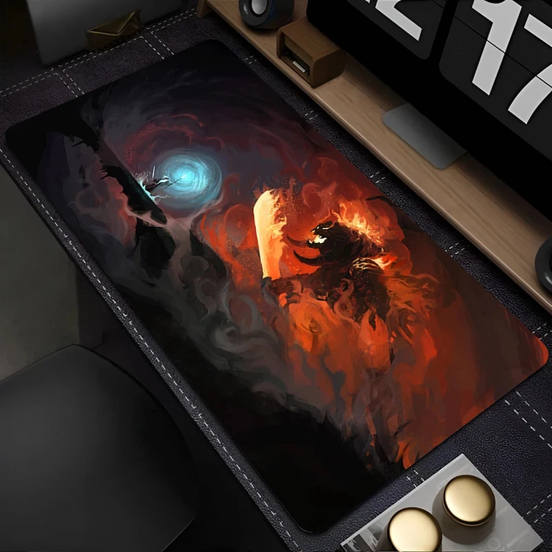 

VIKAMA Extended LOTR Gaming Mat, Lord of The Rings Desk Pad, Non-Slip Keyboard & Mouse Mat for Office & Gaming
