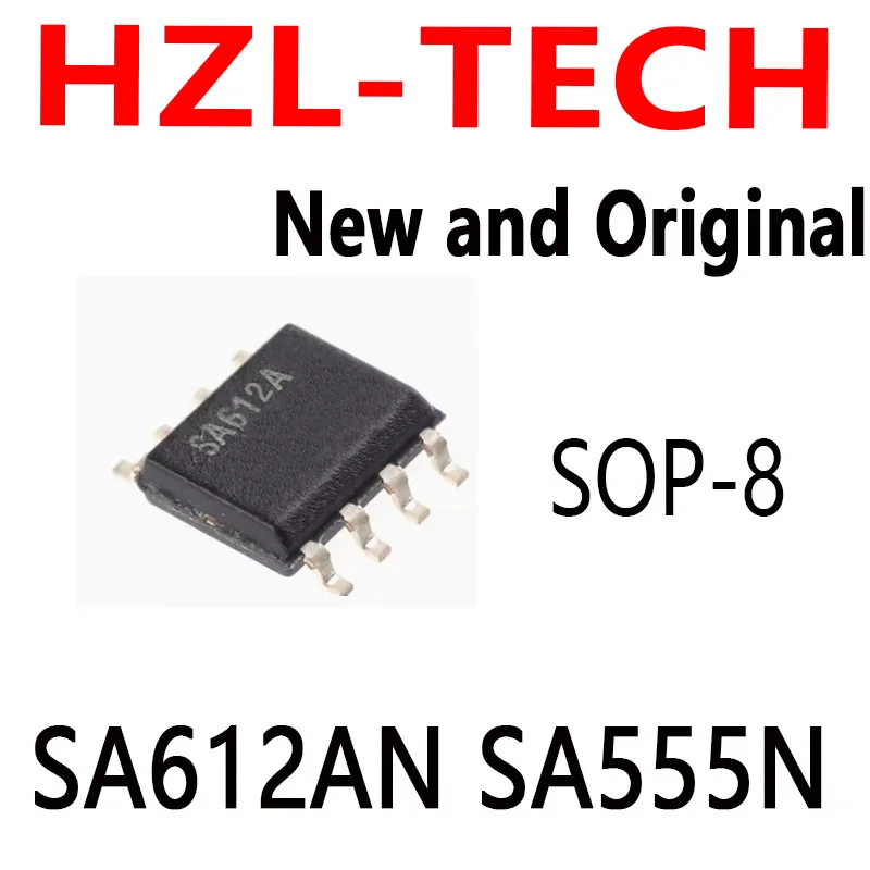 5PCS SOP-8 SA612A SA555DR SA612 SOP8 SA612AD SOP  DIP SA555P DIP-8 SA555  SA612AN SA555N