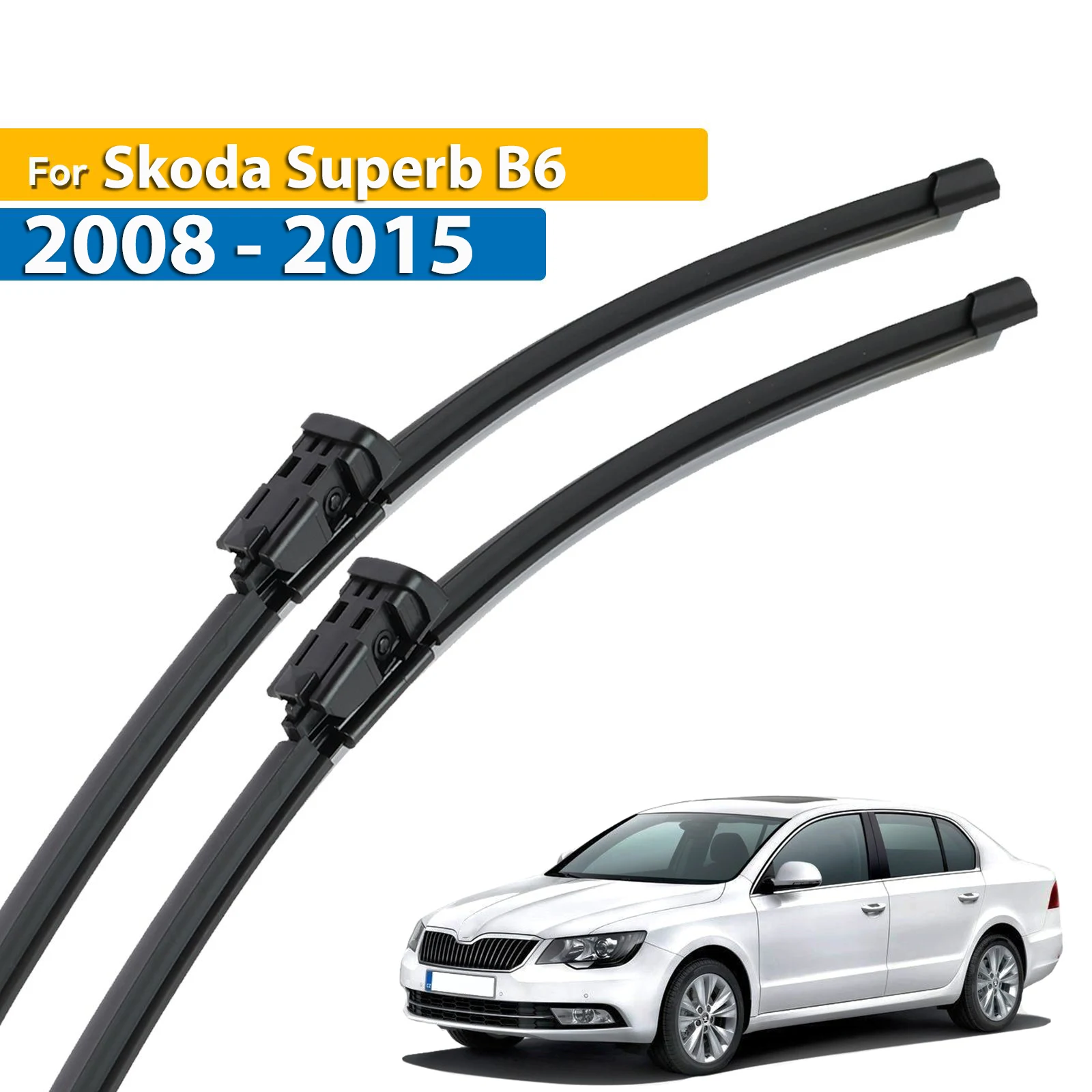 

Erick's Wiper LHD Front Wiper Blades For Skoda Superb B6 2008 - 2015 Windshield Windscreen Clean Window Car Rain Brush 24''+18''