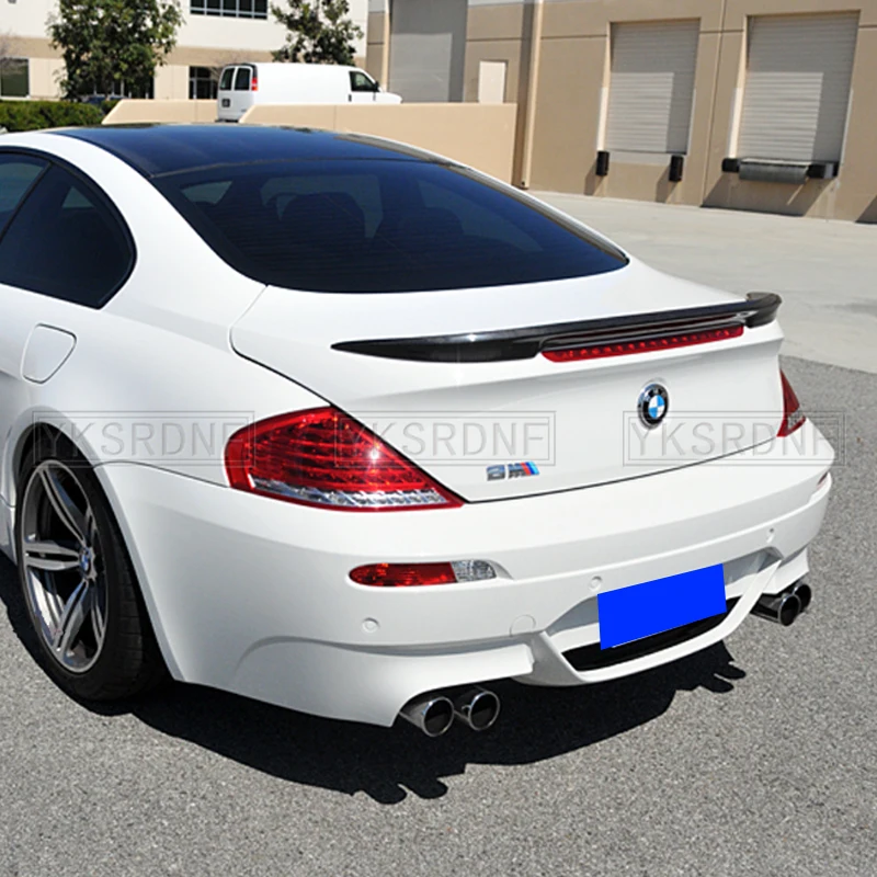 Spoiler For BMW 6 Series E63 E64 2004 2005 2006 2007 2008 2009 Carbon Fiber Material Tail Wing Rear Tail Wing Car Styling