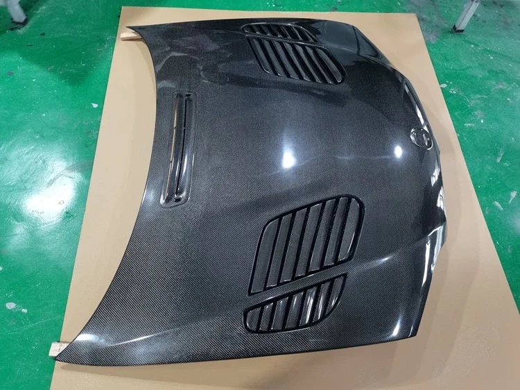 Factory Sale Various Auto Carbon Fiber Engine Black Car Hood For E46