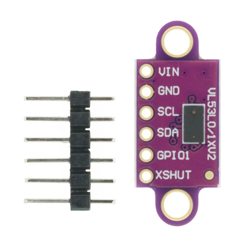 VL53L0X Time-of-Flight (ToF) Laser Ranging Sensor Breakout 940nm GY-530 GY-VL53L0XV2 Laser Distance Module I2C IIC