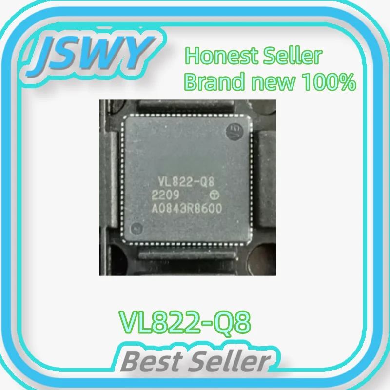 (5/50 pieces) Brand new 100% VL822-Q8 VL822 QFN88 USB3.1 Gen2 port hub controller chip original electronic integrity first fast