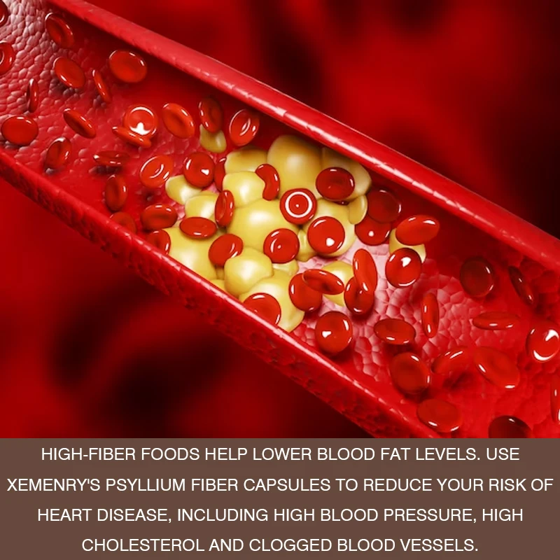 كبسولات قشر السيليوم 500 ملغ - ألياف طبيعية قابلة للذوبان تساعد على دعم الهضم وصحة الأمعاء وحركات الأمعاء العادية #6