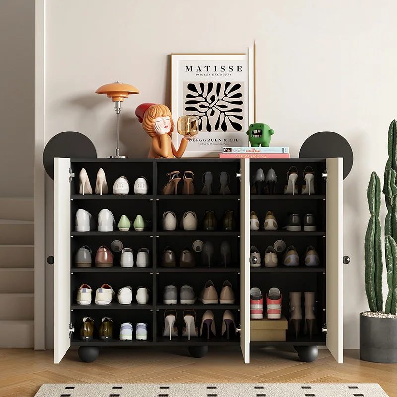 الشمال النعال خزانة خذاء برج فاخر مدخل قاعة الفضاء توفير خزانة خذاء الحديثة مصمم Archivadores أثاث المنزل