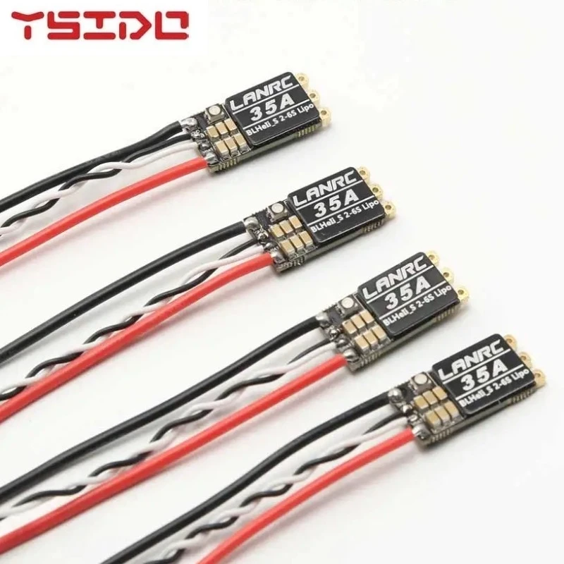 

LANRC 35A 45A ESC for FPV Racing Drone BLHeli_S DShot600 2-6S Brushless Speed Controller with LED Professional Drones Part